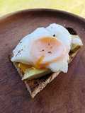 Huevo poché, en desayuno