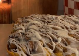 Pumpkin Cinnamon Roll Focaccia