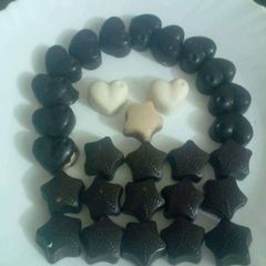 A picture of Homemade chocolates.