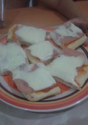 Una foto de Pizza casera
