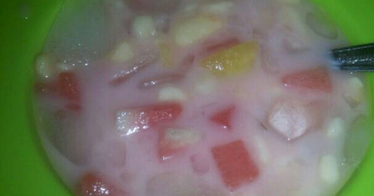 Es buah blewah sederhana "Menu buka puasa"