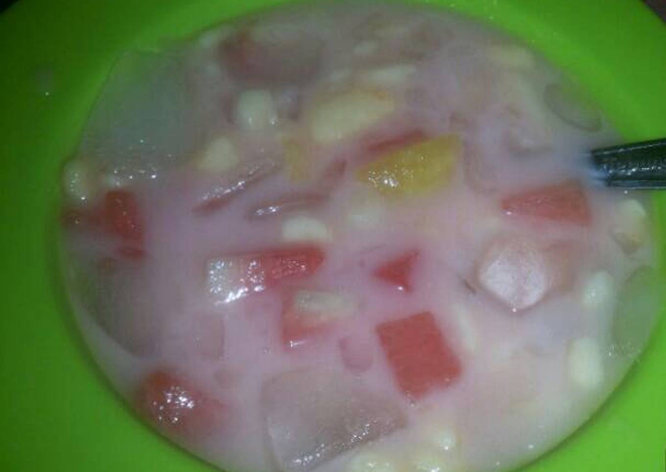Es buah blewah sederhana "Menu buka puasa"