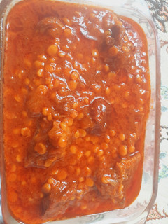 عکسی از دستور خورشت قیمه با گوشت بوقلمون