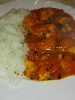 Una foto de Pollo al curry
