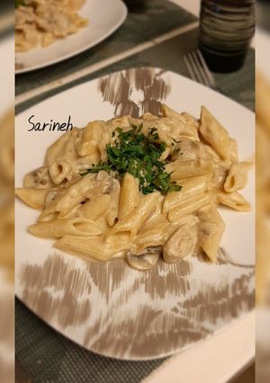 عکسی از دستور پاستا آلفردو با مرغ