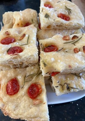 Una foto de Focaccia italiana