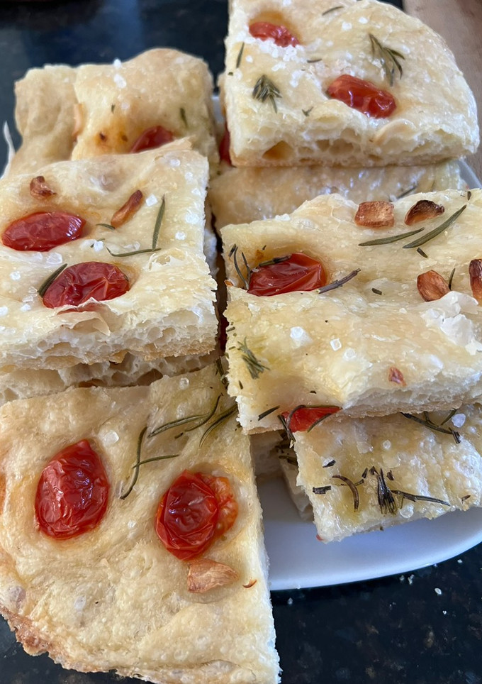 Una foto de Focaccia italiana