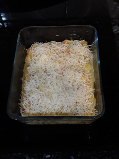 Una foto de Pastel de patata con verduras y queso