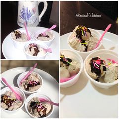 Banana ice cream🍌🍨 A picture of Banana ice cream🍌🍨.
