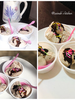 A picture of Banana ice cream🍌🍨.
