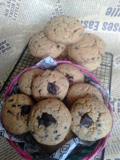 Foto resep Kue Coklat Lembut "Soft Chocolate Chips Cookies (Posbar #3)