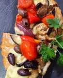 Tosta de verduras de temporada Eco