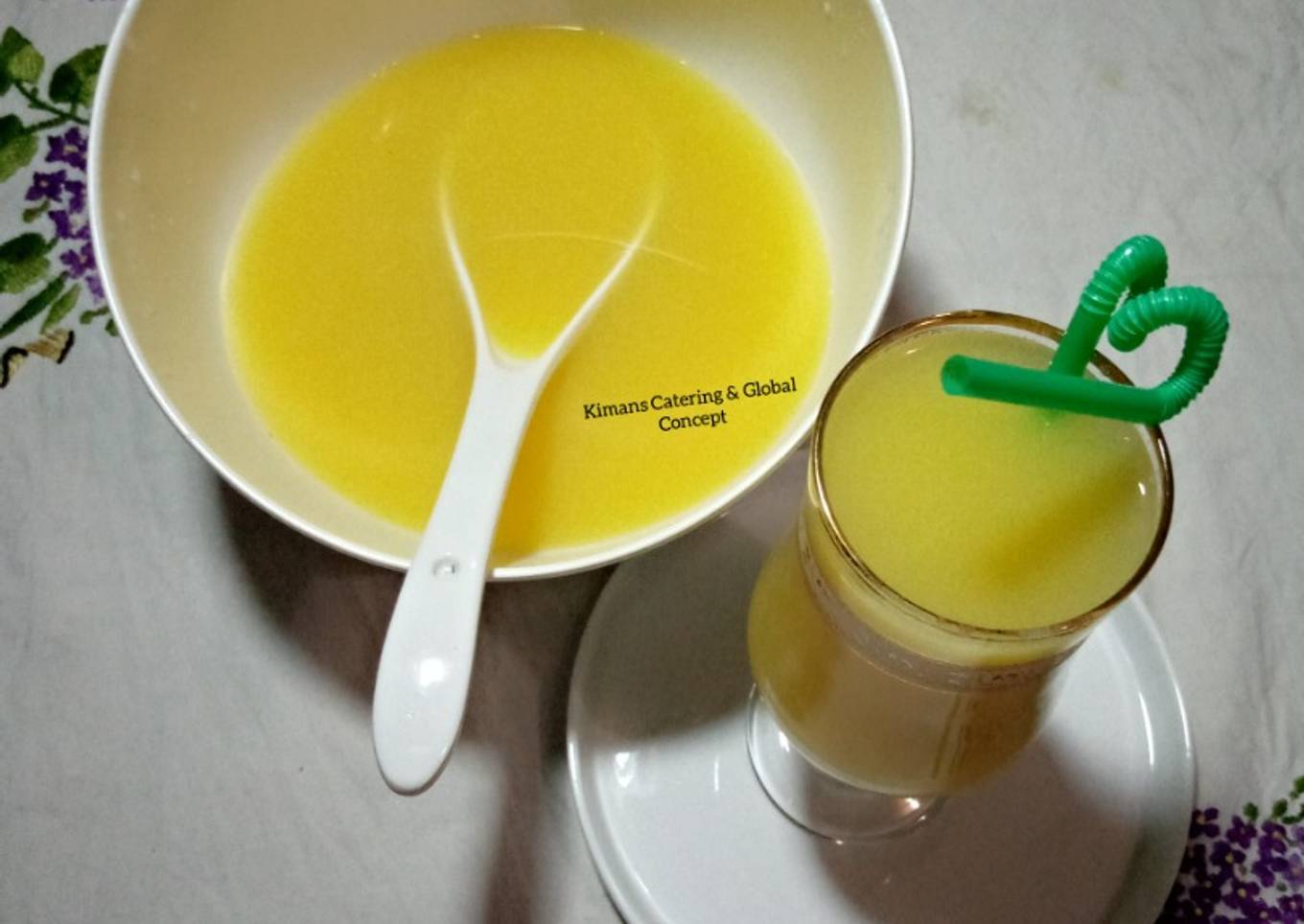 Ginger & pineapple drink
