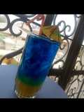 Blue Ocean Mocktail... So refreshing!