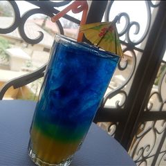 A picture of Blue Ocean Mocktail... So refreshing!.