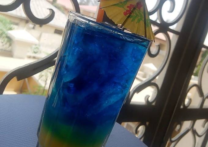 Blue Ocean Mocktail... So refreshing!