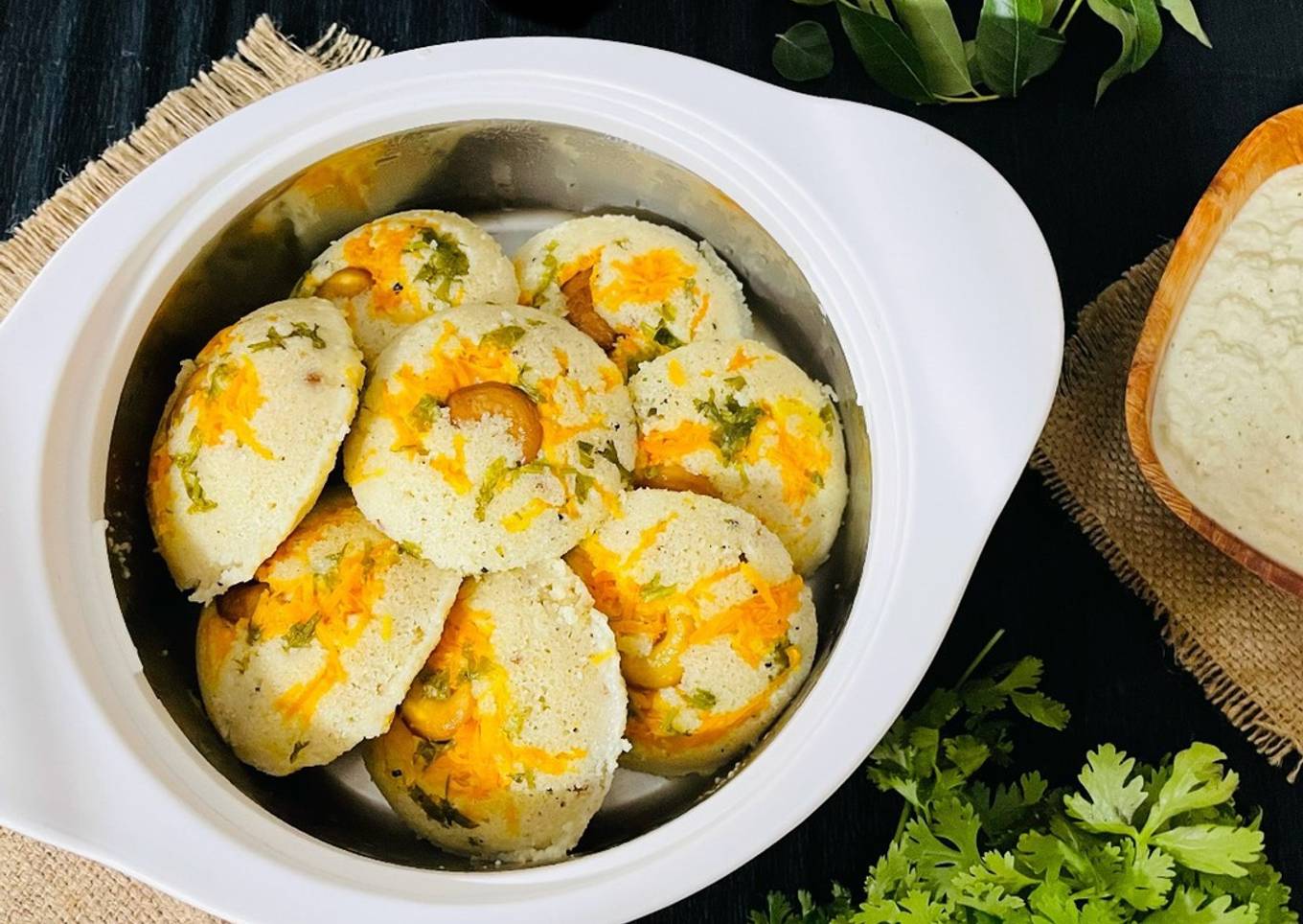 Bangalore Style Rava Idli