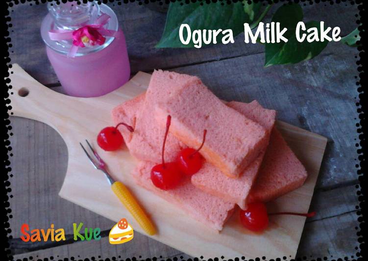 Ogura Strawberry milk Cake 🍓