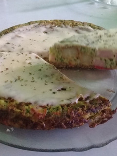 Una foto de Tortilla de Brócoli y verduras # SinHarina