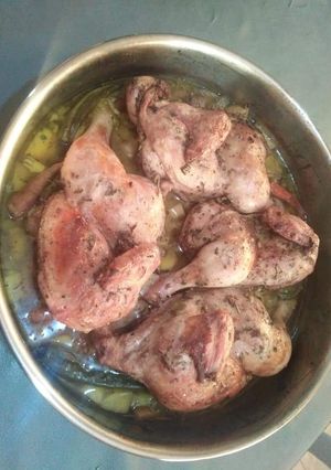 صورة لوصفة دجاج بالاعشاب