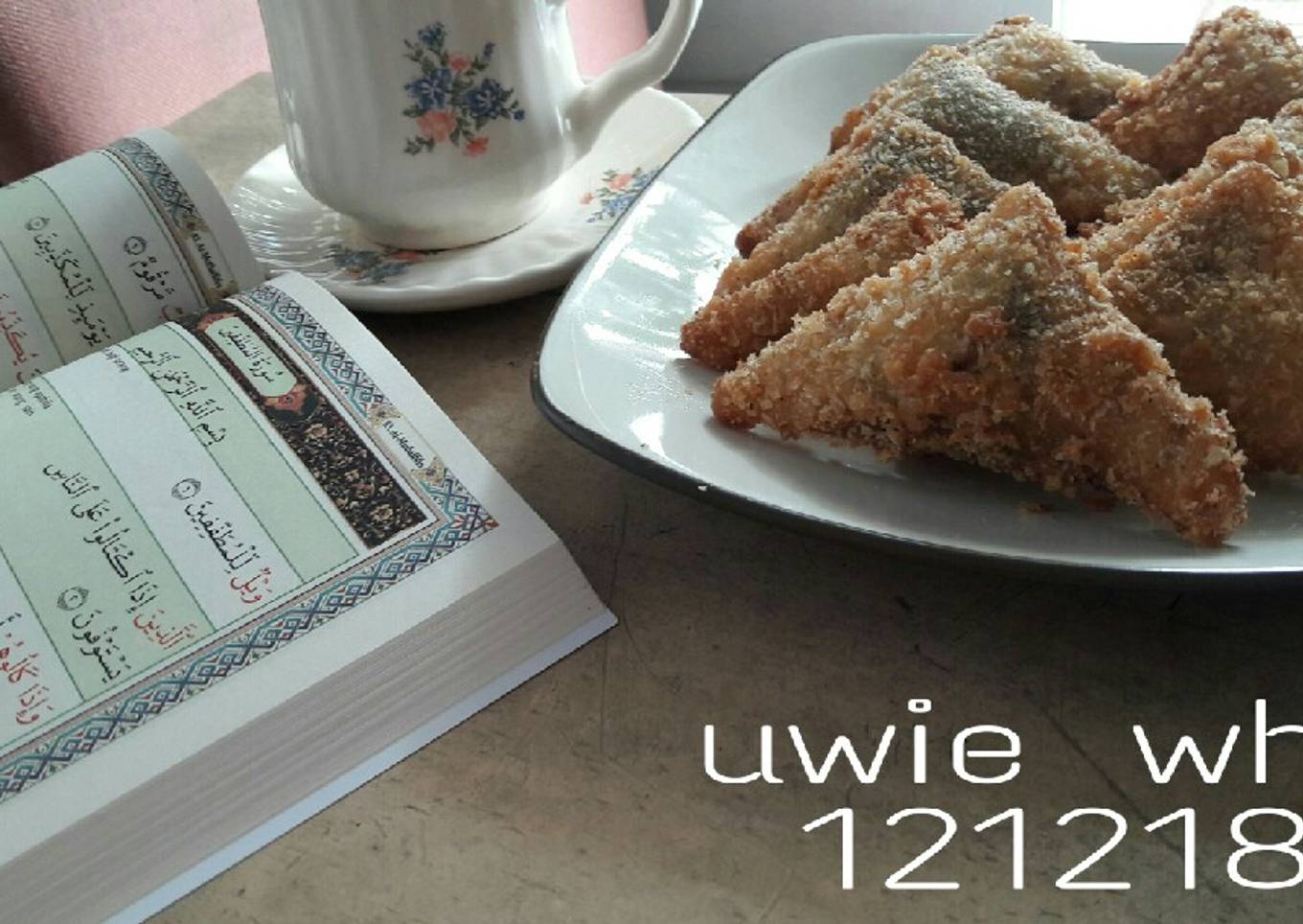 Roti Tawar Gandum Goreng isi Cokelat