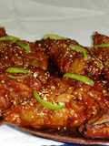 Schezwan fish momo
