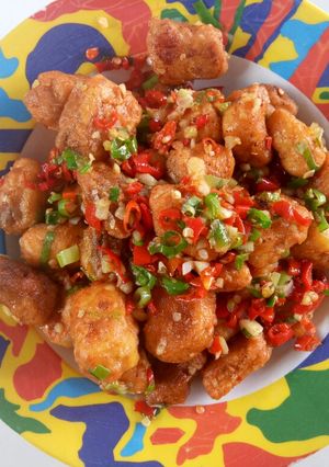 Foto resep Ikan goreng tepung pedes