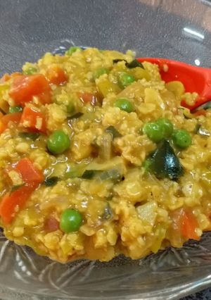 A picture of Savoury Masala Oats.