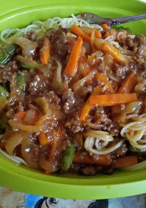 Foto resep Spagetti beef