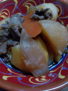 Una foto de Nikujyaga (Patatas guisada con ternera)