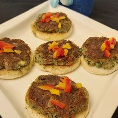 A picture of Bread Zucchini Coins.