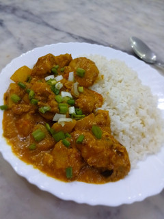 صورة لوصفة كاري الدجاج 🍛🌶