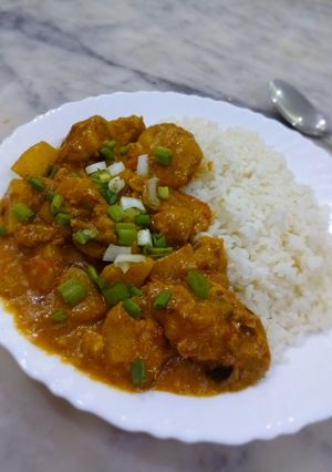 صورة لوصفة كاري الدجاج 🍛🌶