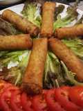 Vegetarian Spring Rolls with Cabbage and Glass Noodles