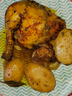 Una foto de Pollo al horno