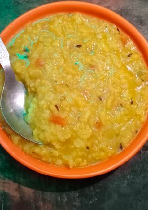 A picture of Vegetable khichdi.