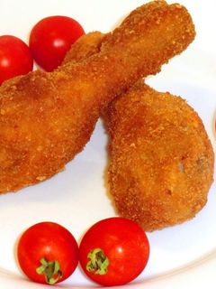 Rántott csirkecomb recept fotója