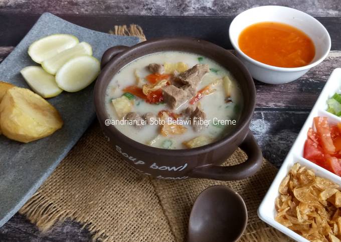 Anti Ribet, Membuat Soto Betawi Dengan Fiber Creme Anti Gagal