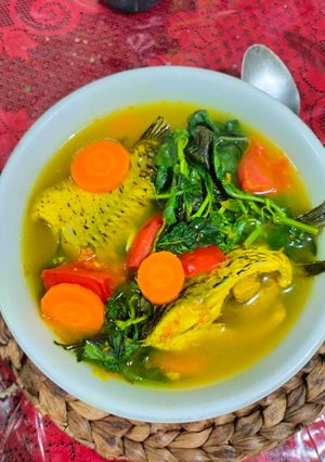 Foto resep Ikan Mas Kuah Asam Kemangi