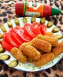 کراکت سیب زمینی با مغز کوکتل