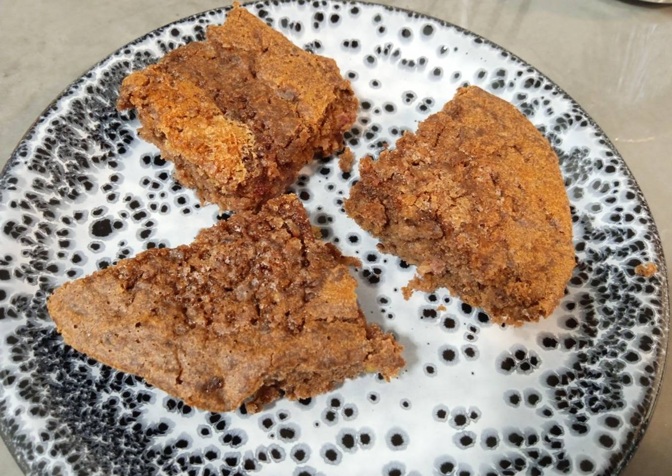 Bizcocho de calabacín y algarroba