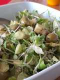 Ensalada de Berros, Queso y Aceitunas