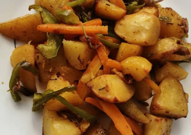 Recipe of Super Quick Homemade Tandoori potatoes