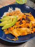 Bowl tex mex avocat cheddar