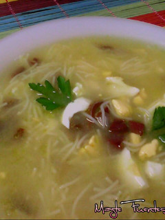 Una foto de Sopa de picadillo
