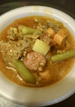 A picture of Beef and Vegetable Soup 2023.