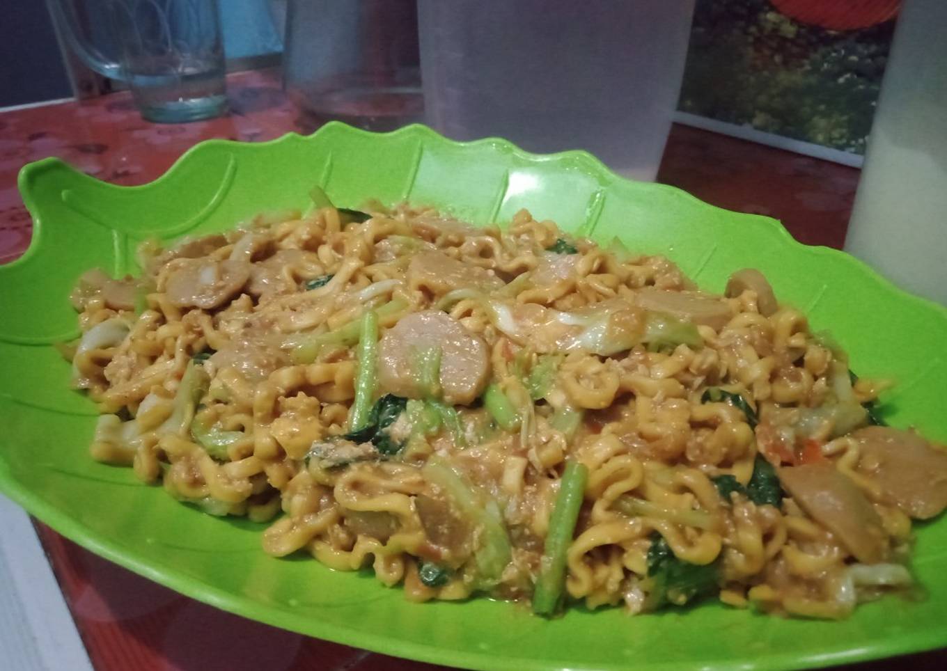 Mie goreng basah pedas
