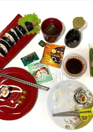 Foto resep Homemade Sushi Roll Futomaki isian utama sosis