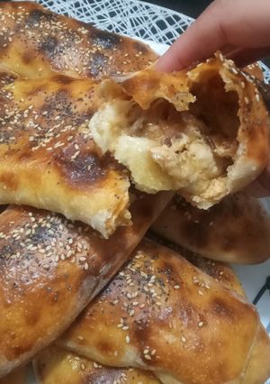 صورة لوصفة خبز محشي بالدجاج