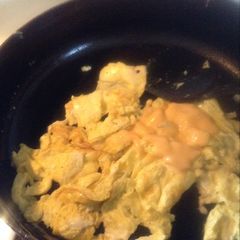 A picture of Fried eggs.